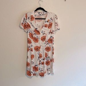 Floral mini dress! Size XS